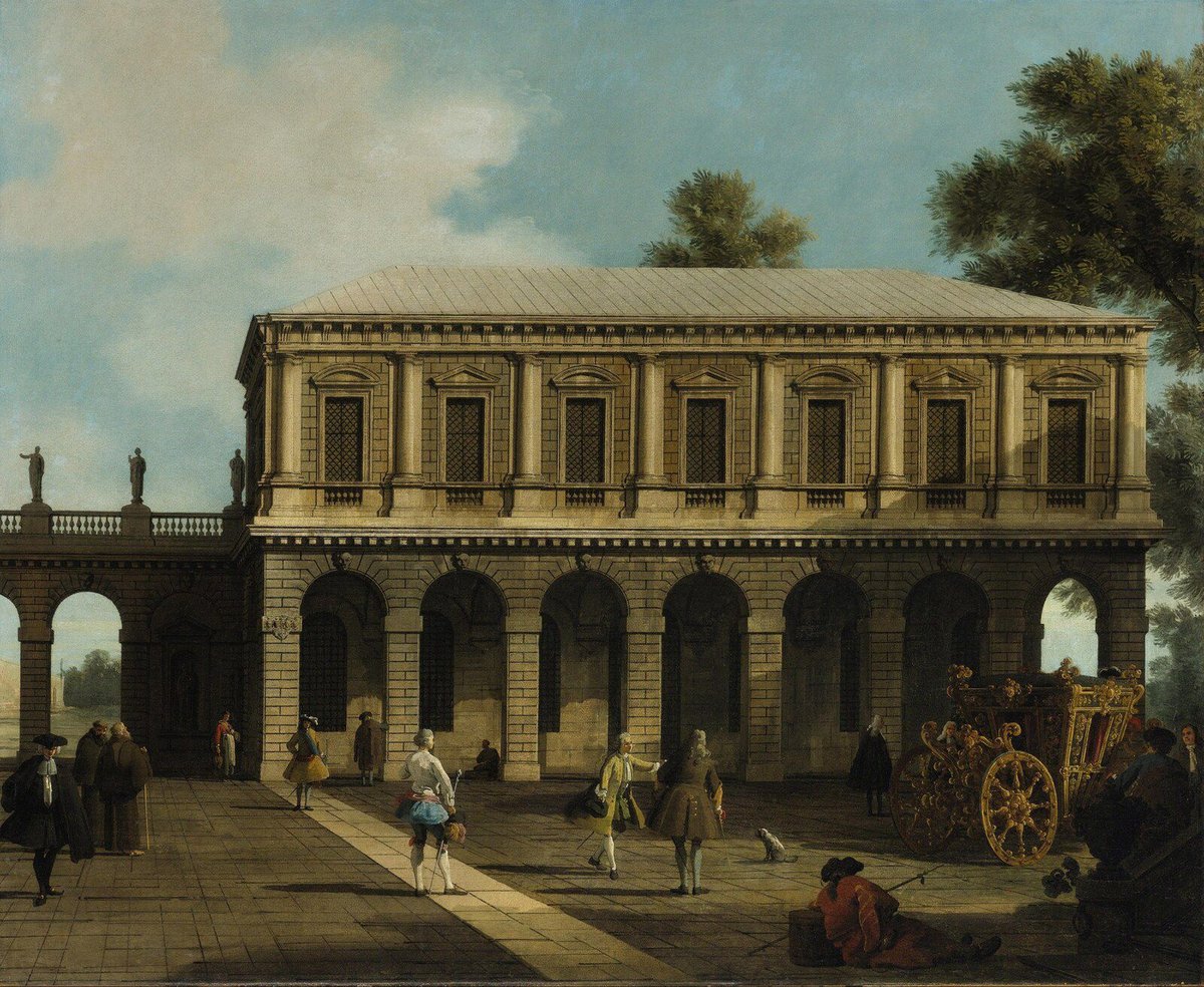 Painting of the Prisons of San Marco by Giovanni Antonio Canal called Canaletto, circa 1744