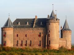 Muiderslot castle viewed from the west
