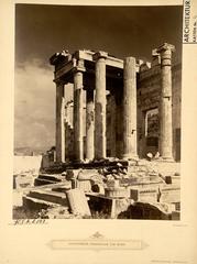 North porch of the Erechtheion viewed from the west showing Ionic architectural fragments