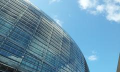 Aviva Stadium in Dublin exterior view