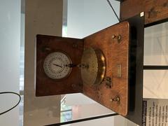 Portable Breguet telegraph transmitter and receiver in Musee de La Poste
