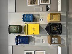Mailboxes at La Poste Museum in France