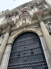 Architecture in downtown Lima cityscape