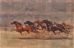 Horse harness racing event at Krieau