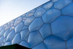 Exterior view of Beijing National Aquatics Centre in China