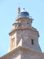 Torre de Hércules lighthouse in A Coruña, Spain during daylight