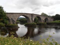 Old Bridge of Stirling Scotland UK over River Forth