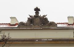 Tyszkiewicz Palace in Warsaw architectural facade