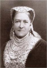 Portrait of Aurora Karamzin in 19th century attire