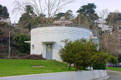 Concessions stand at Aquatic Park Historic District in San Francisco