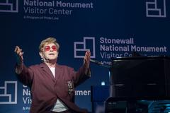 Elton John performing at Stonewall National Monument Visitor Center opening ceremony