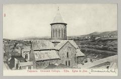 Historic photo of the Armenian Zion Church in Tbilisi