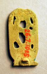 Cartouche amulet of Amenhotep III with Nebmaatre inscription