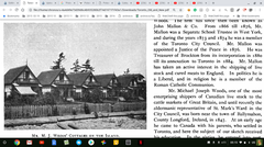 Historic cottages on Toronto Island from 1891