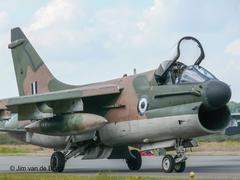 155774 A-7D Corsair aircraft 335mv of the Greek Air Force at Kleine Brogel airbase during 2007 OIE exercise