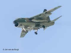 A-7E Corsair aircraft 160560 of 335th Mira, Hellenic Air Force, flying over Kleine Brogel during 2007 OIE exercise