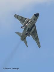 A-7E Corsair attack aircraft 335mv AF Greece flying at Kleine Brogel during 2007 Operational Integration Exercise
