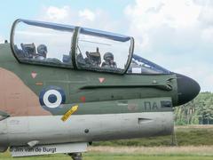 TA-7C Corsair II military aircraft cockpit at Kleine Brogel airbase