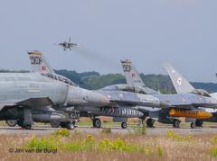 Flightline at Kleine Brogel Air Base during 2007 Operational Integration Exercise