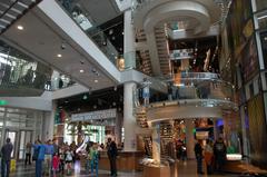 Interior staircase of the Nature Research Center wing in the North Carolina Museum of Natural Sciences