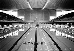 Vintage photograph of Mexico City during Olympic inaugurations on September 13, 1968