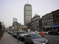 Prudential Tower in Boston viewed from 1091 Boylston Street