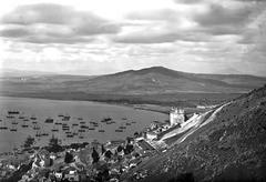 Vintage photograph of San Roque and part of La Linea from Queens Road Gibraltar circa 1880