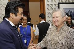 Anil Kapoor at Eleanor Roosevelt Dedication Ceremony 2012