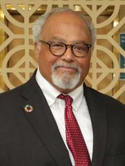 Charge d' Affaires MaryKay Carlson meeting with UN Special Envoy Dr. Eric Goosby
