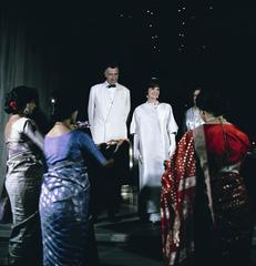 First Lady Jacqueline Kennedy at US Embassy reception in New Delhi