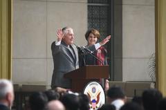 U.S. Secretary of State Rex Tillerson delivering remarks to Mission India Personnel at U.S. Embassy New Delhi in 2017