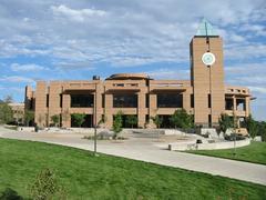 Front view of UCCS Kraemer Family Library in El Pomar Center building