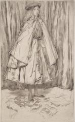 Portrait painting of Annie Haden by James McNeill Whistler