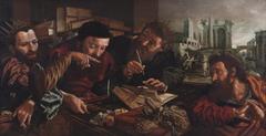 Jan van Hemessen painting depicting the Parable of the Unmerciful Servant