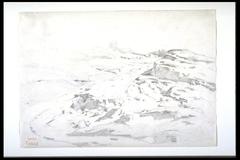 Jean-Baptiste-Camille Corot Landscape Studies Italy painting with trees and hills