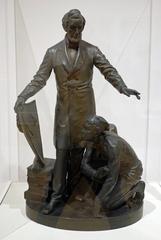 Thomas Ball's Emancipation Group sculpture depicting Abraham Lincoln with freed slaves