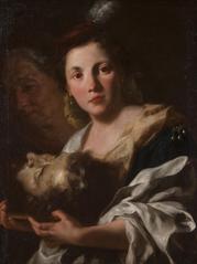 Painting of Salome holding the head of John the Baptist