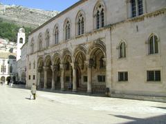 Duke Palace in Dubrovnik Old Town with historic architecture