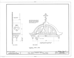 Holy Trinity Russian and Greek Orthodox Church architectural drawing Chicago
