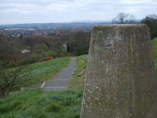 Barrow Hill Local Nature Reserve with Dudley Volcano in Birmingham UK
