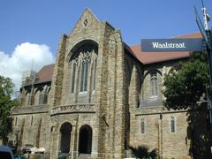 St. George's Cathedral in Cape Town with its historic sandstone architecture and tall spire