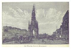 Sir Walter Scott's Monument in Edinburgh