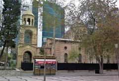 Armenian church monument in Baku, Azerbaijan