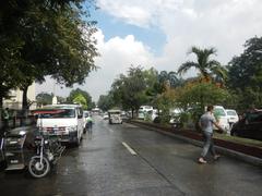 Liwasang Bonifacio gateway to Jones Bridge and Intramuros gates in Manila with Pasig River Linear Park and Plaza de Mexico