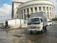 Liwasang Bonifacio gateway in Manila with Jones Bridge and Intramuros Gates