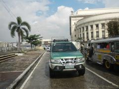 Liwasang Bonifacio gateway to Jones Bridge and Gates of Intramuros in Manila