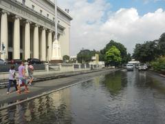 Gateway of Liwasang Bonifacio Plaza in Manila leading to Jones Bridge and Intramuros Gates