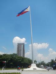 Rizal Park historical monuments and memorials including Jose Rizal National Monument, Independence Flagpole, and historical markers in Manila Philippines