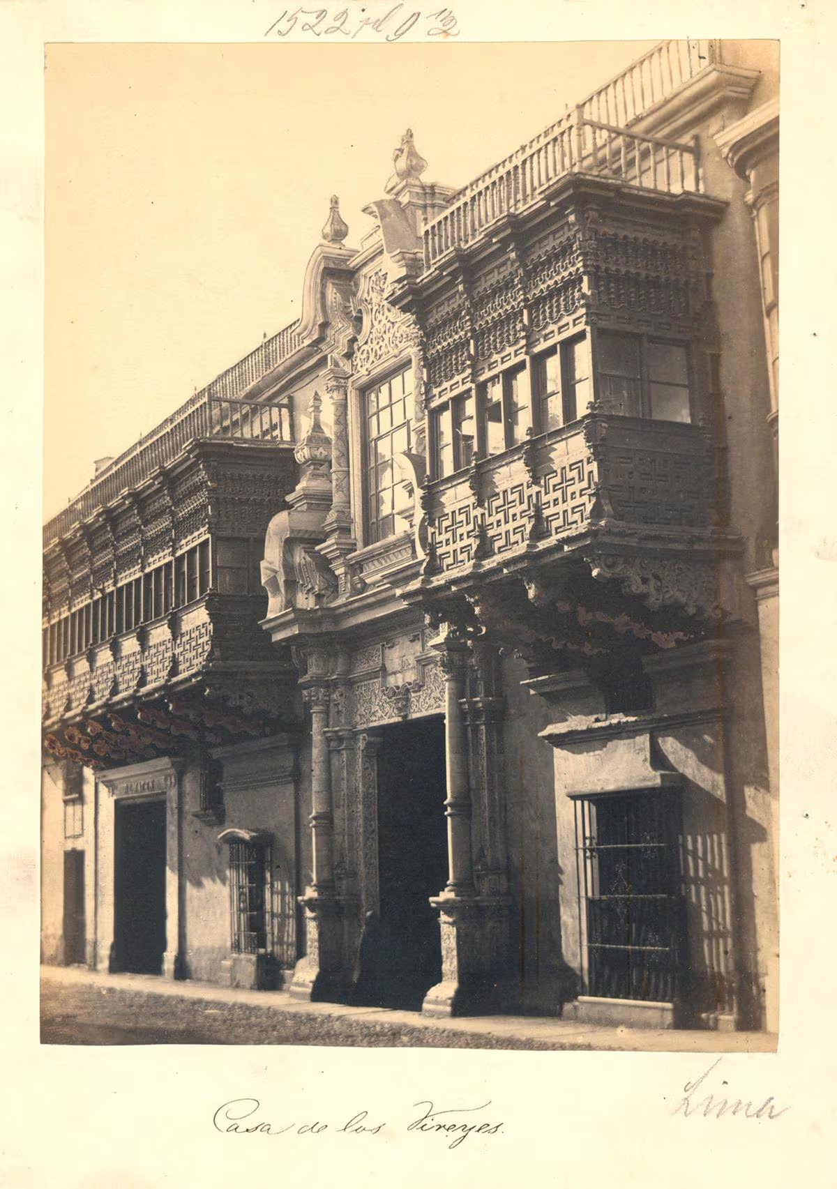Casa de los Virreyes colonial building in Lima Peru