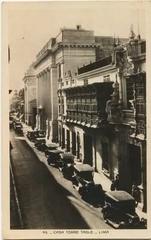 Palacio de Torre Tagle historic building in Lima Peru 1930